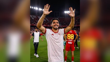   Gabriel Suazo celebró con Sevilla en su primer partido en el 
