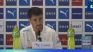Zampedri tras practicar en el Claro Arena: Quedamos con ganas de entrenar de nuevo ahí