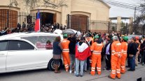Cientos de personas despidieron a minero serenense fallecido en El Teniente