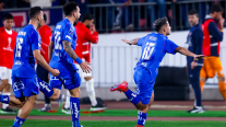 Assadi comandó el festejo de la U ante Independiente en el Estadio Nacional