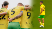 Marcelino Núñez aportó una asistencia de tiro libre en el triunfo de Norwich ante Portsmouth