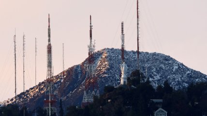  Meteorología da 90% de probabilidad de que nieve en la Región Metropolitana  