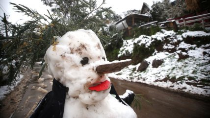   Las hermosas postales que dejó la nieve en la precordillera de Santiago 