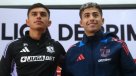 Pizarro y Assadi protagonizaron la conferencia conjunta de Colo Colo y la U antes del Superclásico