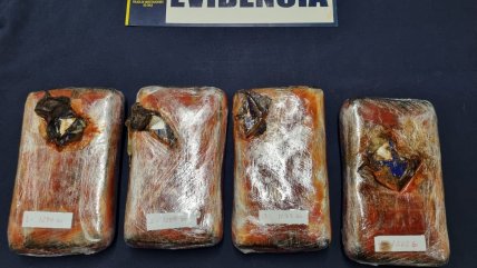   PDI detuvo a hombre con más de 5 kilos de clorhidrato de cocaína en Chaitén 