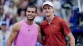 Sinner y Alcaraz juegan el cuarto set en la final del US Open