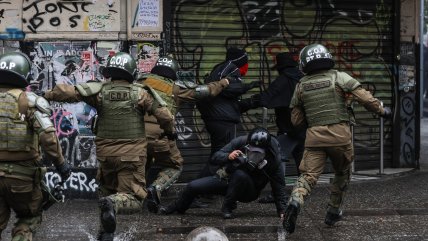   Los incidentes de encapuchados que se aprovecharon de la romería para hacer desmanes 