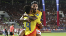 Luis Javier Suárez brilló con cuatro goles en el triunfo de Colombia ante Venezuela en Maturín