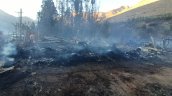 Incendio en Paihuano deja al menos 18 damnificados y ocho viviendas destruidas