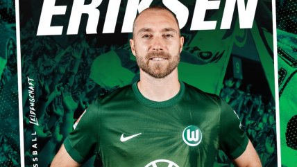   Christian Eriksen fue fichado por Wolfsburgo tras su paso por el United 