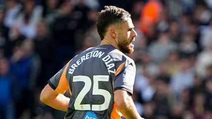   Ben Brereton fue titular en su triunfal debut con Derby County 