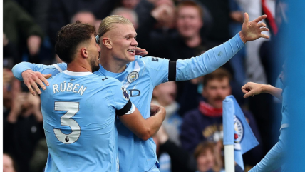   Haaland lideró la goleada de Manchester City en el clásico ante Manchester United 