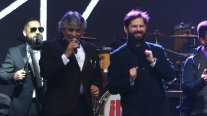 Boric bailó con Los Viking's 5 en la inauguración de La Pampilla