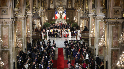   Tres candidatos presidenciales asistieron al Te Deum Ecuménico 