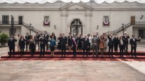Presidente Boric se tomó su última foto oficial de Fiestas Patrias en La Moneda