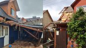 Dos tornados causaron destrozos en el Maule y Biobío