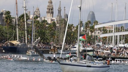   Fragata de la Armada italiana protegerá a la Flotilla de ayuda a Gaza tras nuevo ataque 