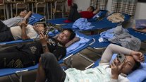 China: Escuelas albergan a personas a raíz del potente tifón Ragasa