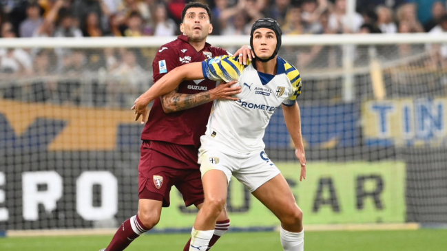 Guillermo Maripán fue titular en la derrota de Torino frente a Parma