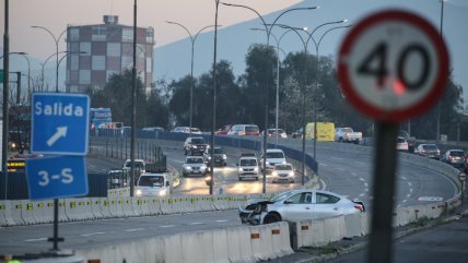   Autopista Central: Dos mujeres graves tras ser atropelladas por cruzar en paso no habilitado 