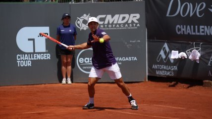   Cristian Garin se sobrepuso a dudas iniciales para avanzar en Antofagasta 