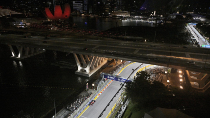   Las postales que dejó la clasificatoria del GP de Singapur en Marina Bay 