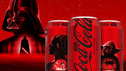   Ya están en Chile las latas y botellas de Coca-Cola Zero Azúcar con los personajes más emblemáticos de Star Wars 