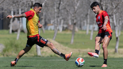   La Roja entrenó en el complejo del Sifup de cara al amistoso ante Perú 