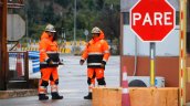 Bus con 48 personas se volcó en la mina El Teniente
