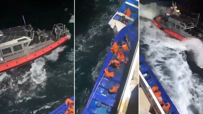 Piratas chilenos: Con lanchas abordan barco para robar