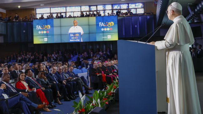León XIV denuncia en la FAO el uso del hambre como