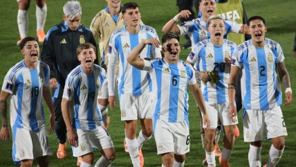   [VIDEO] La sub 20 de Argentina celebró bailando la canción que usa la selección colombiana 