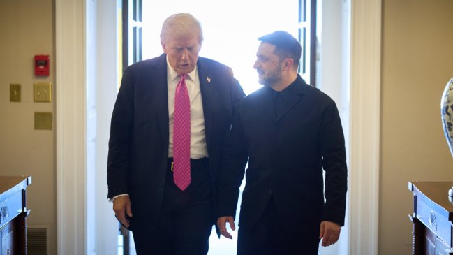 Trump y Zelenski coincidieron en 