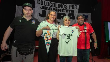   Jeannete Jara se reunió con socios e hinchas de Colo Colo 