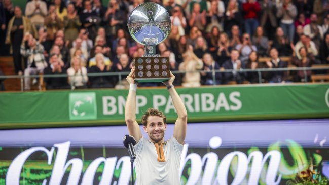 Casper Ruud conquistó el ATP de Estocolmo y volverá al top ten mundial