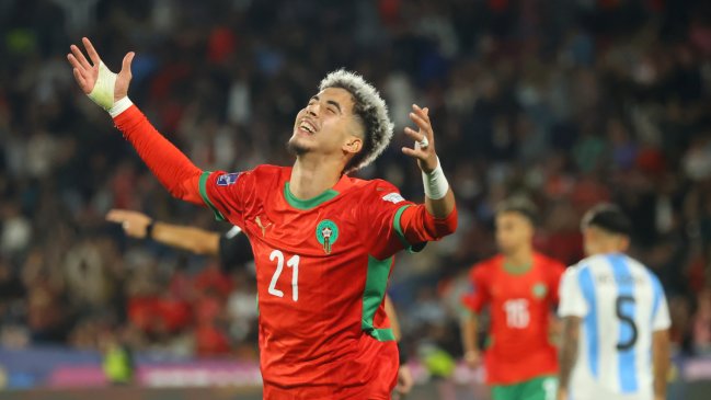 [VIDEO] Zabiri repitió para Marruecos y estiró la ventaja ante Argentina en la final del Mundial Sub 20