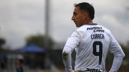   Javier Correa sigue como duda en Colo Colo 
