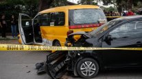 Furgón escolar chocó en Conchalí: Al menos cinco niños heridos