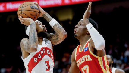   Los Raptors tuvieron un estreno triunfal en la NBA ante los Hawks 
