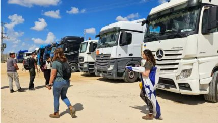   Extremistas de derecha israelíes impidieron paso de camiones humanitarios a Gaza 