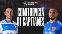 La conferencia de capitanes en la previa al clásico de U. Católica y U. de Chile    La conferencia de capitanes en la previa al clásico de U. Católica y U. de Chile