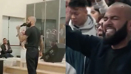   Radical cambio: Dani Alves reapareció como predicador tras ser absuelto en caso de agresión sexual 