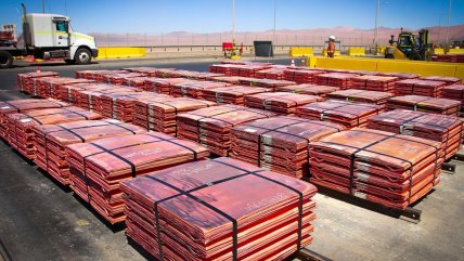 El cobre superó la 