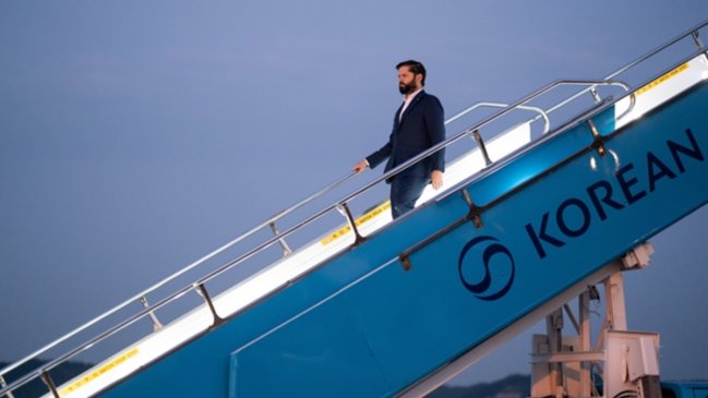 Presidente Boric inició su visita a Corea del Sur para participar en la APEC