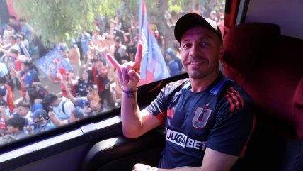   La U tuvo multitudinario apoyo en el CDA previo a su viaje a Argentina 