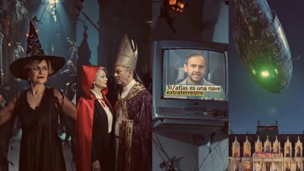   Video de Halloween reunió a candidatos, la contralora y el cometa 3l/Atlas 