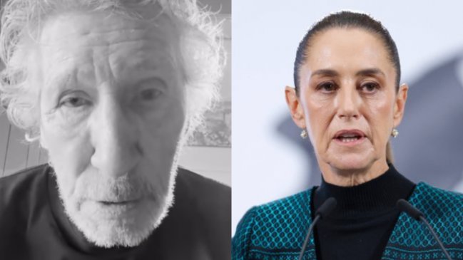 Roger Waters respalda a Sheinbaum por asilo a Chávez y critica a EE.UU. y Perú