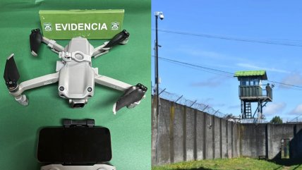   Capturan a operador de dron que abastecía de teléfonos y drogas a presos de Osorno 