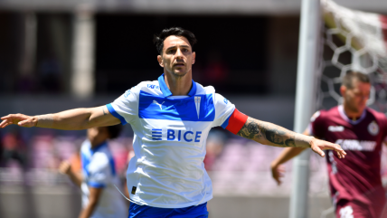   Fernando Zampedri comandó la victoria de la UC ante La Serena en La Portada 