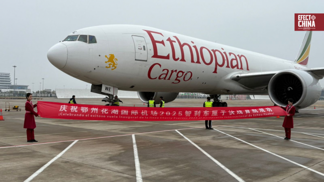 Cherry Express 2025: primer vuelo de cerezas chilenas llega al corazón de China